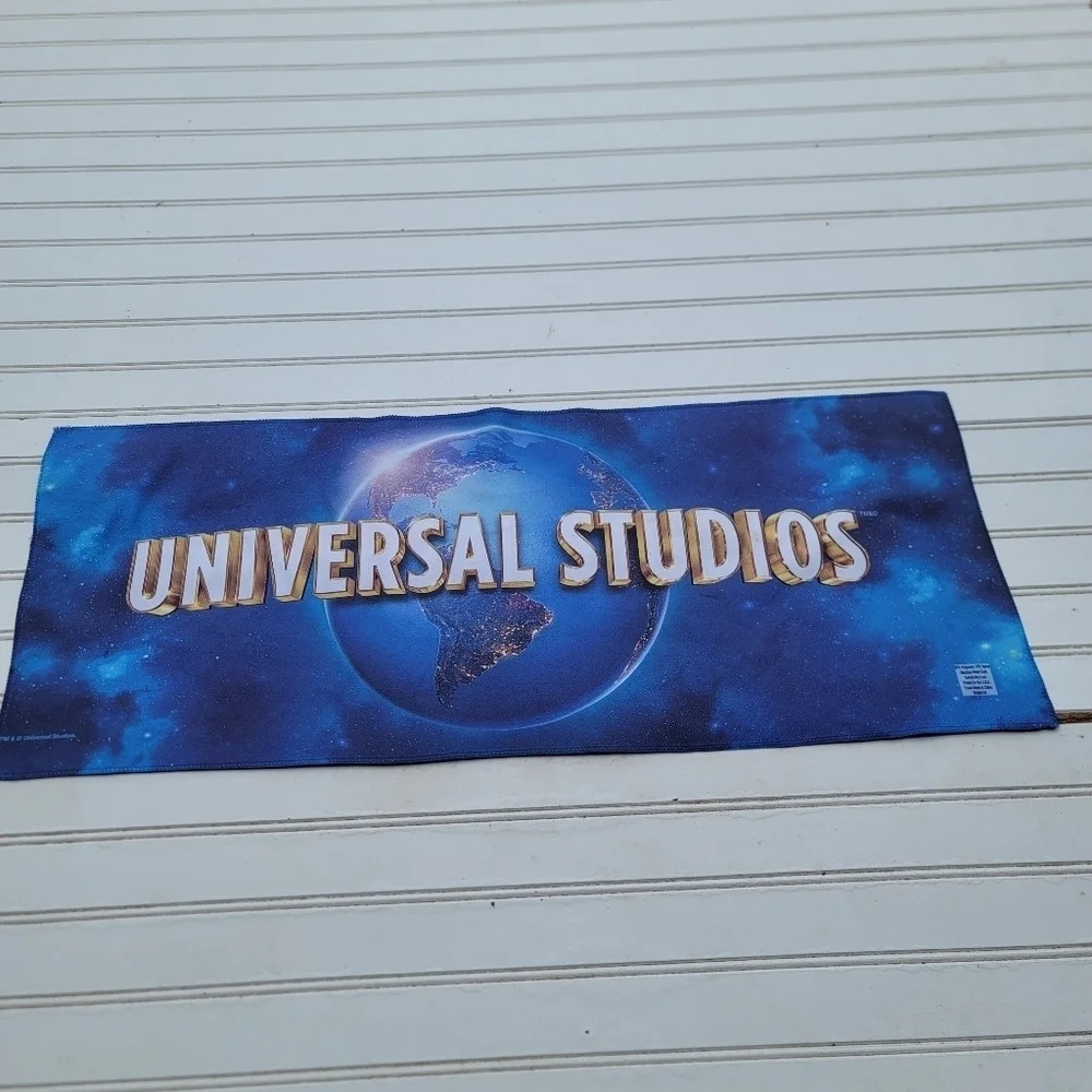 Universal Studios Table Runner Fabric Blue Original 12x30”